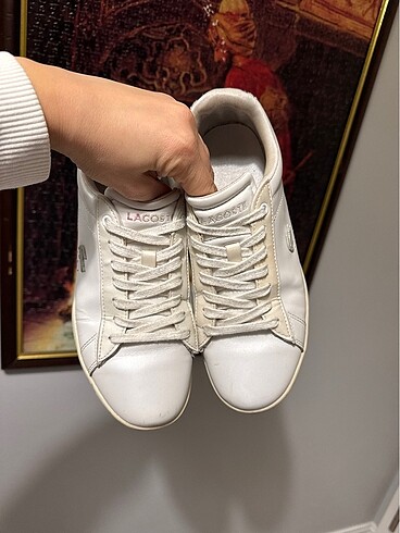 38 Beden beyaz Renk Lacoste Beyaz Ayakkabı