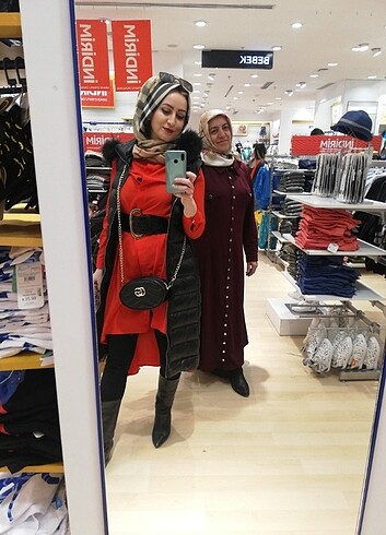 38 Beden kırmızı Renk Tunik gömlek 