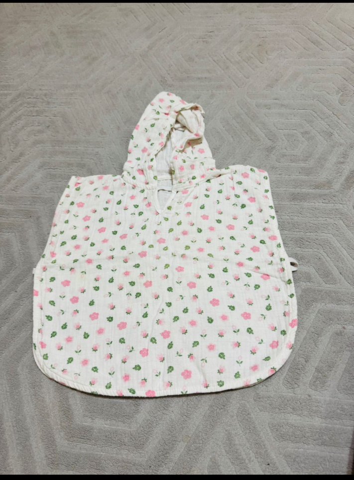 Kız Çocuk Kapüşonlu müslin pareo - Görsel 2