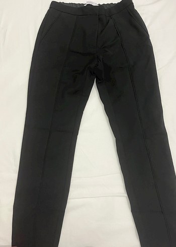 Mango Sik Siyah Duz Pantolon