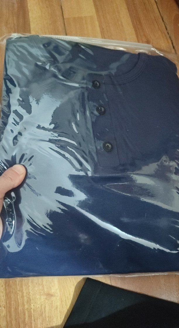 Erkek lacivert likralı Uzun Kollu Aydoğan markaPijama Takımı - Görsel 2