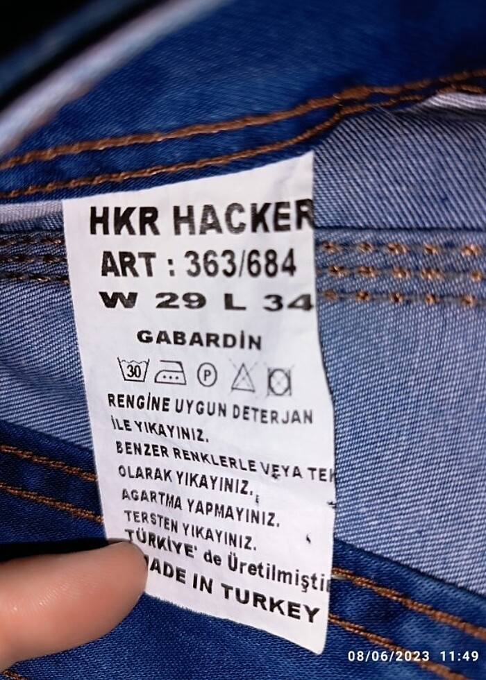 Kadın kot pantolon - Görsel 3