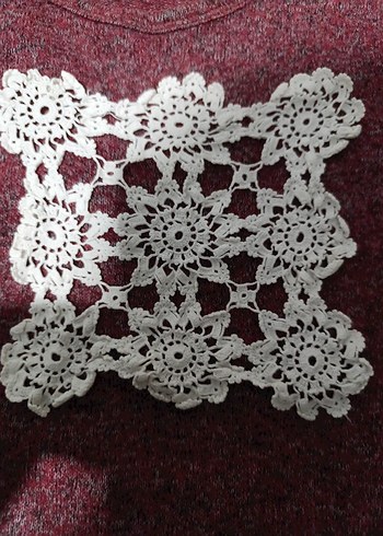 El İşi Beyaz Dantel Masa Örtüsü - Görsel 6