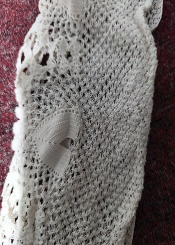 El İşi Beyaz Dantel Masa Örtüsü - Görsel 10