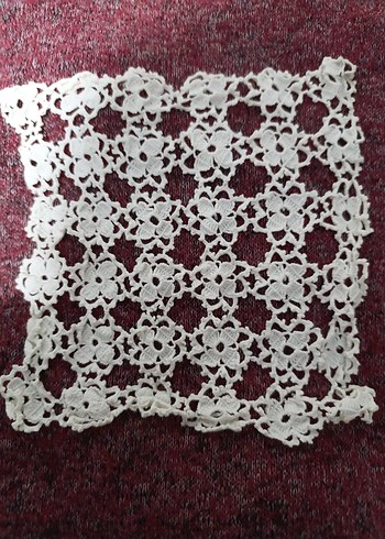 El İşi Beyaz Dantel Masa Örtüsü - Görsel 5