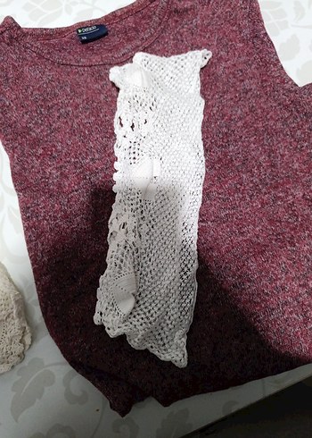 El İşi Beyaz Dantel Masa Örtüsü - Görsel 7