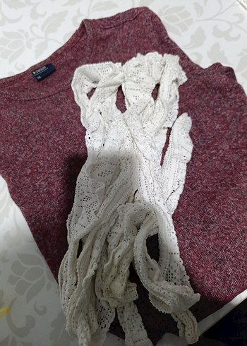 El İşi Beyaz Dantel Masa Örtüsü - Görsel 11