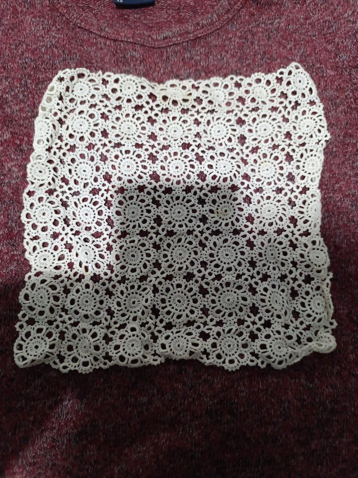 El İşi Beyaz Dantel Masa Örtüsü - Görsel 3