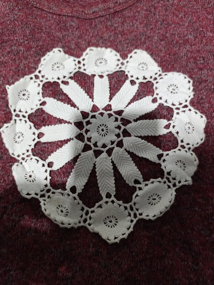 El İşi Beyaz Dantel Masa Örtüsü - Görsel 2