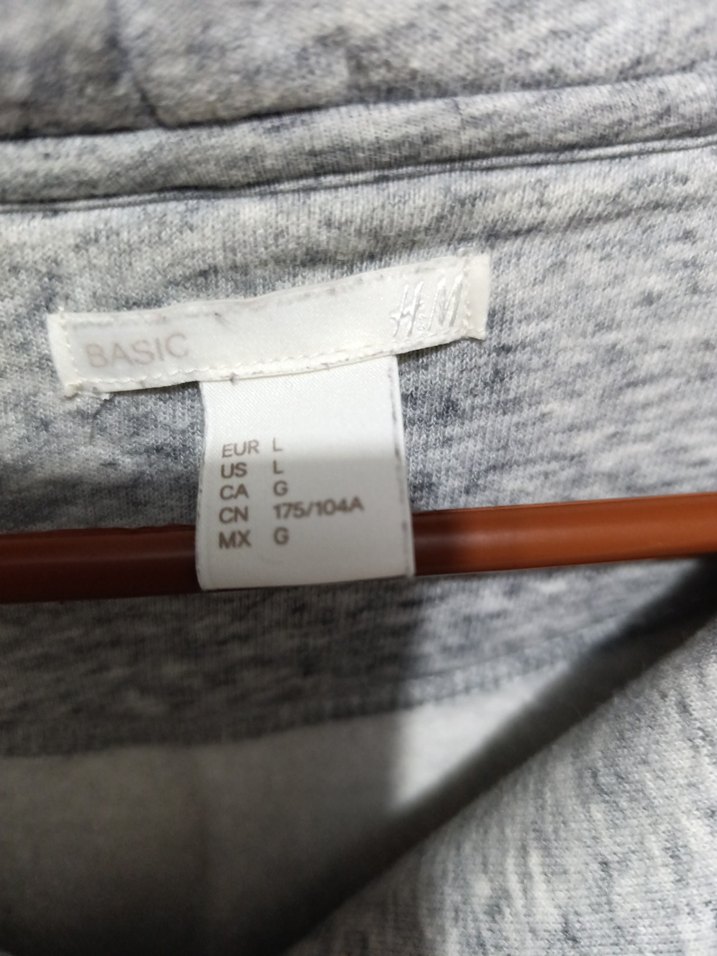 Gri Kapüşonlu Fermuarlı Sweatshirt - Görsel 5