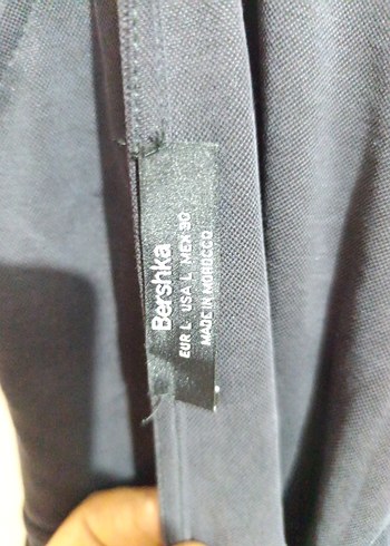 Siyah V Yakalı Kemerli Midi Kadın Elbise tulum - Görsel 6