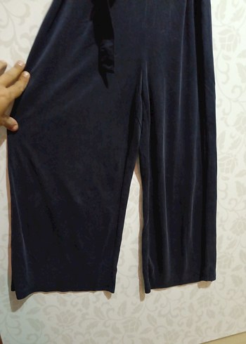 Siyah V Yakalı Kemerli Midi Kadın Elbise tulum - Görsel 2