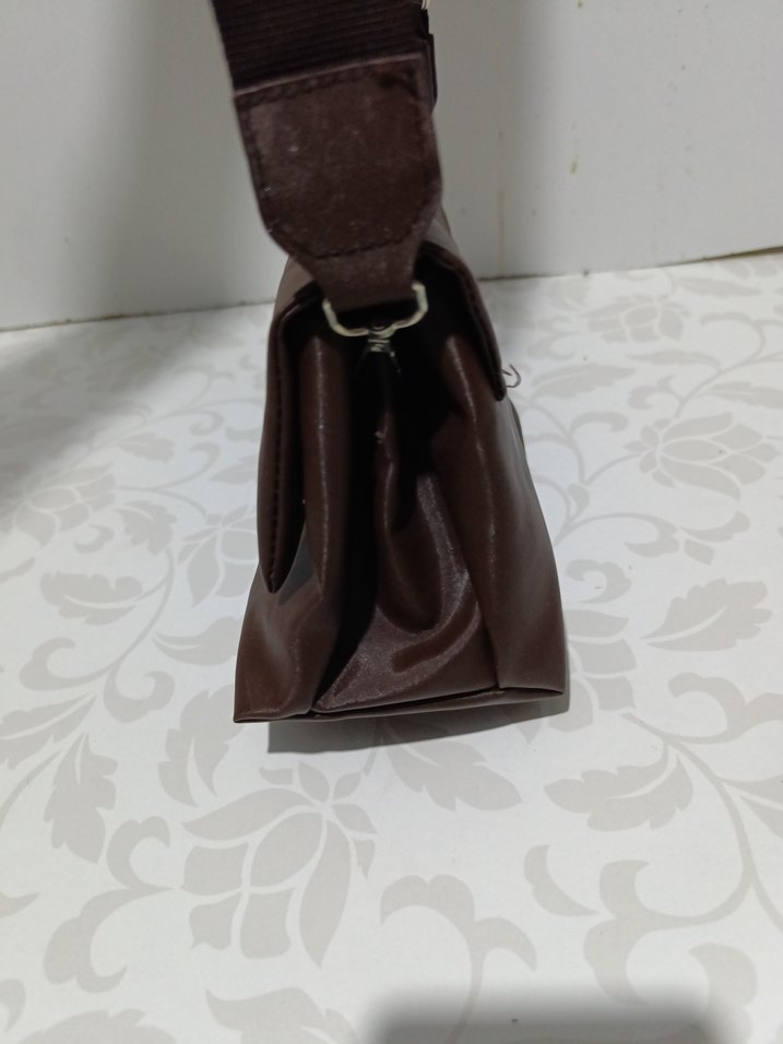 Kahverengi Tokalı Erkek Omuz Çantası yeni - Görsel 2