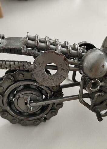 Beden Retro ferforje metal motorsiklet
