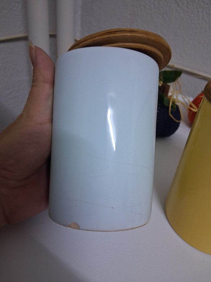 Pastel Renkli Ahşap Kapaklı Saklama Kavanozları - Görsel 2