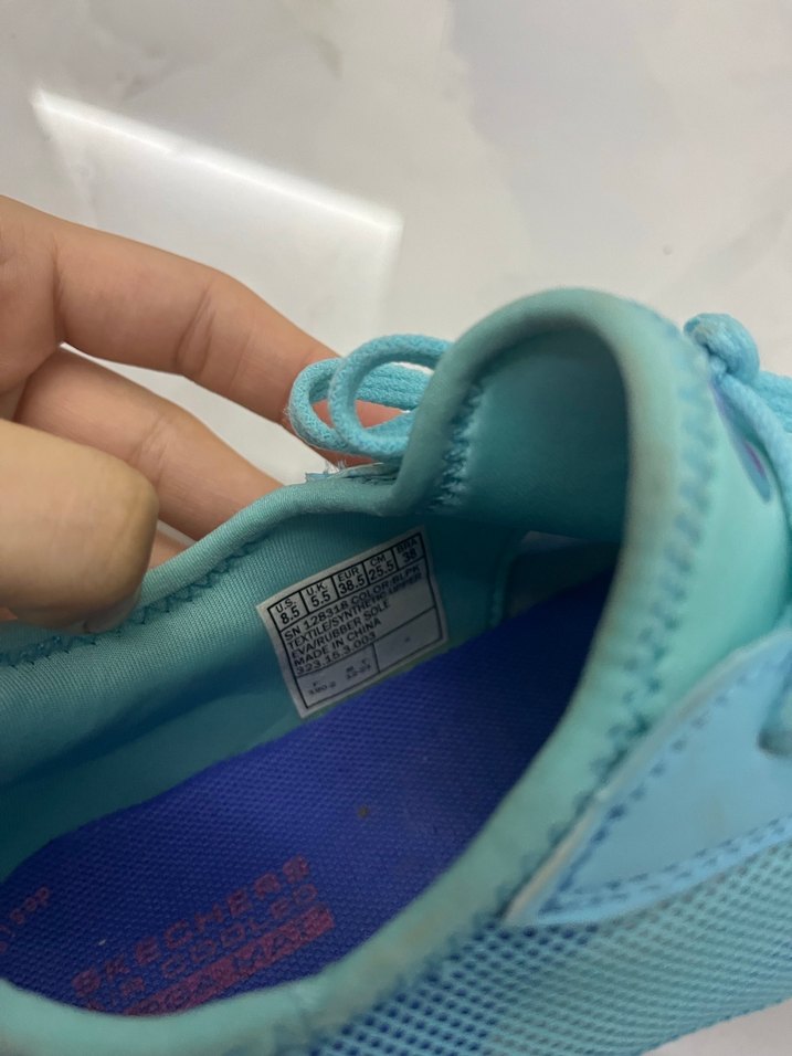 Turkuaz Bağcıklı Kadın Spor Ayakkabı - Görsel 3