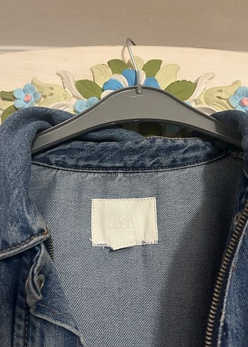 Kadın Kot Ceket, Kemerli, Rahat Kesim - Görsel 2