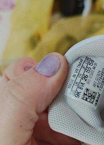 26 Beden beyaz Renk Adidas çocuk bebek spor aykkabı