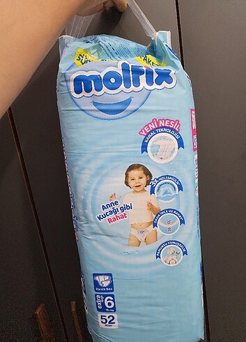 Molfix Molfix 6 numara 2 paket tek fiyat 1 i normal 1 i premimyum 52+5