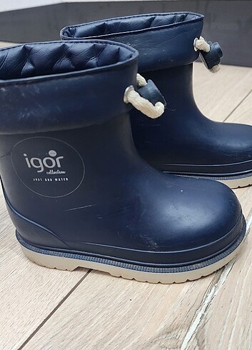 24 Beden lacivert Renk Bebek çizme igor