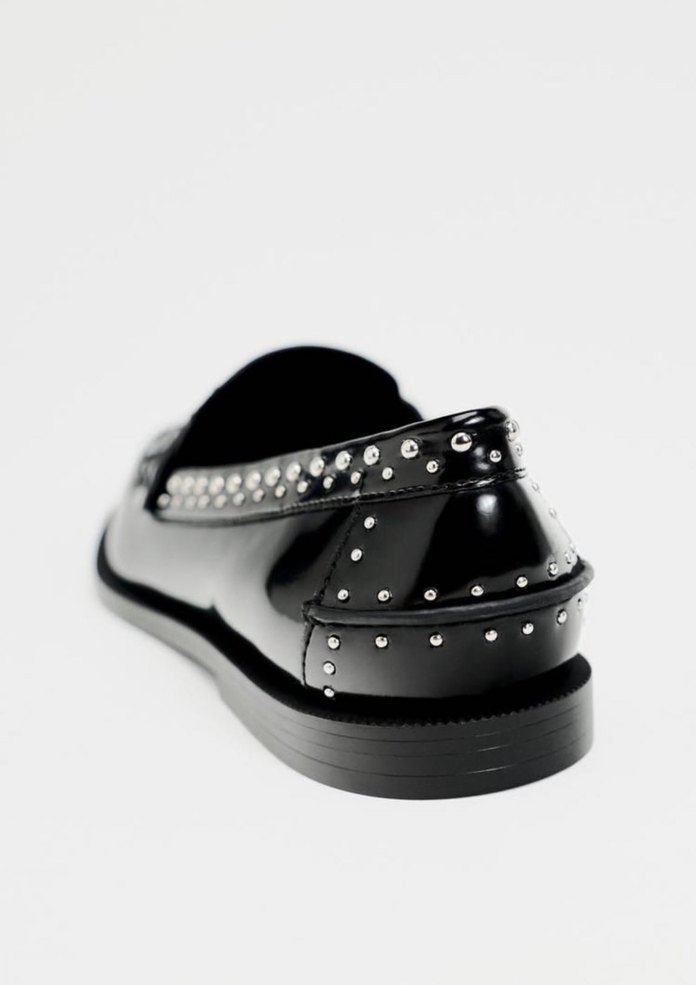 Zara Zımba Detalı Kadın Makosen/ Loafer - Görsel 4