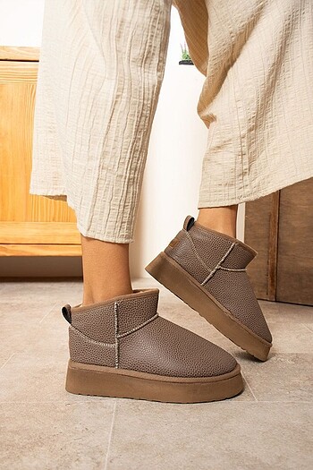Ugg Ugg Ultra Mini Platform Deri Cilt