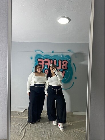 Siyah aşırı oversize eşofman