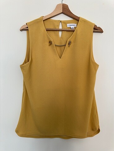 Calvin Klein Sarı bluz