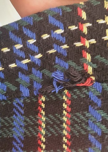 ekoseli blazer ceket - Görsel 6