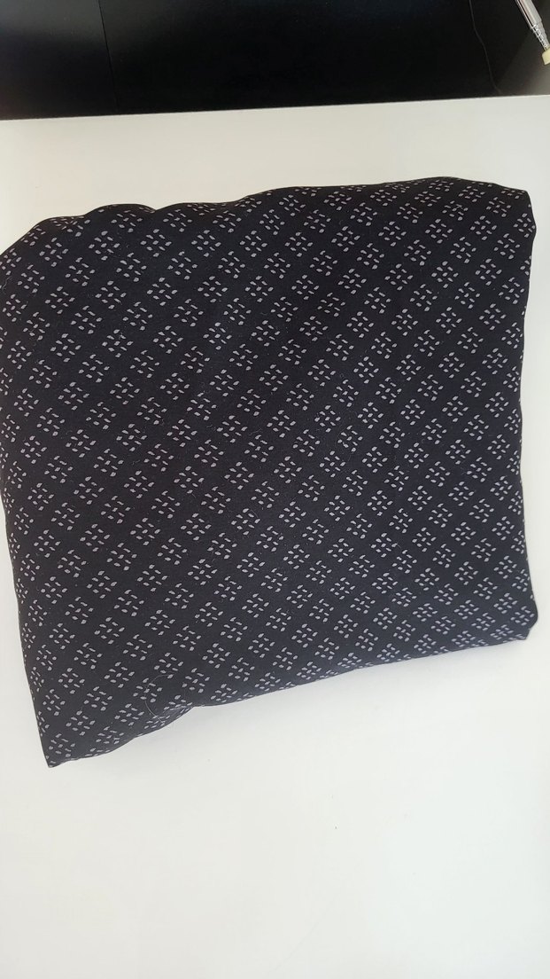 siyah gri desenli kumaş - Görsel 2