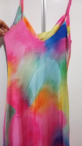 Saten elbise  - Görsel 2