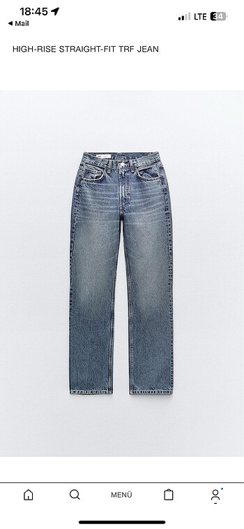 Zara Straight fıt jean