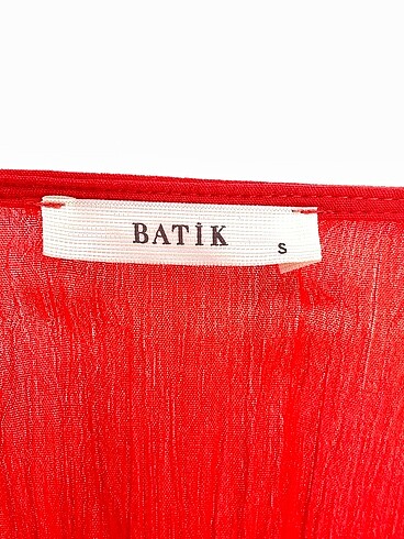 s Beden kırmızı Renk Batik Uzun Elbise %70 İndirimli.