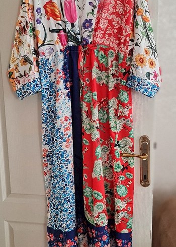 Diğer Patchwork Uzun Elbise
