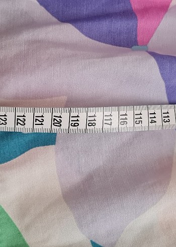 s Beden Bohem Çok Renkli Uzun Kollu Uzun Elbise