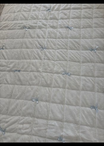 Beyaz Bebek Battaniyesi, Yumuşak Kumaş - Görsel 3