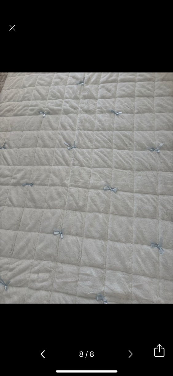 Beyaz Bebek Battaniyesi, Yumuşak Kumaş - Görsel 3