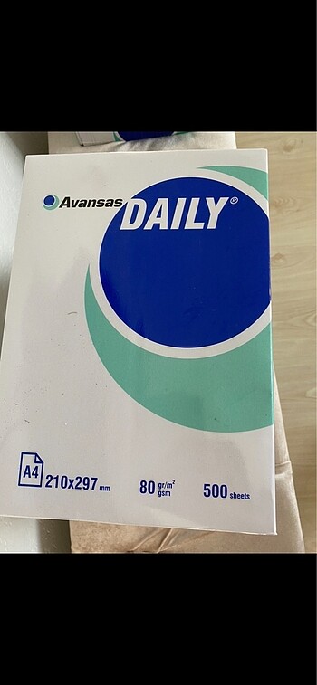 A4 kağıdı 2 adet
