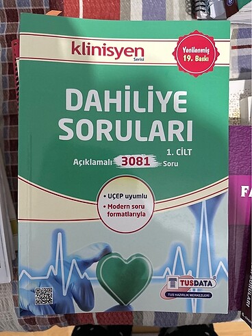 Klinisyen 19. Baskı dahiliye soruları 1. ve 2. Cilt