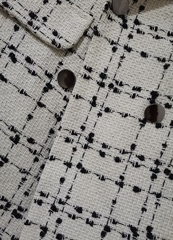 38 Beden beyaz Renk Blazer ceket