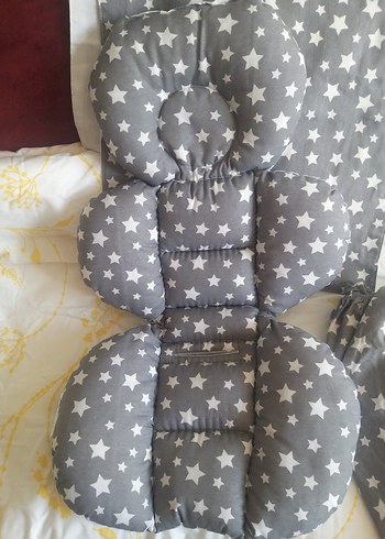 Gri Yıldız Desenli Çocuk Uyku Seti - Görsel 2
