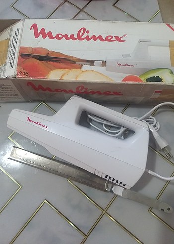 Beyaz Parlak Moulinex ekmek kesme makinasi - Görsel 2