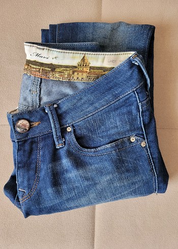 Kadın Mavi Denim Jean
