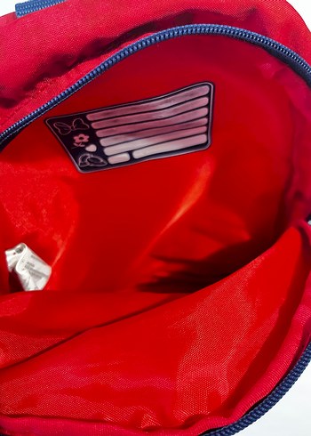 Kırmızı Minnie Mouse Çocuk Okul Çantası - Görsel 3