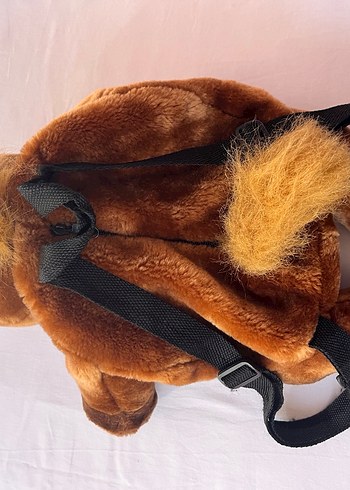 Kahverengi Peluş Oyuncak Çanta - Görsel 2