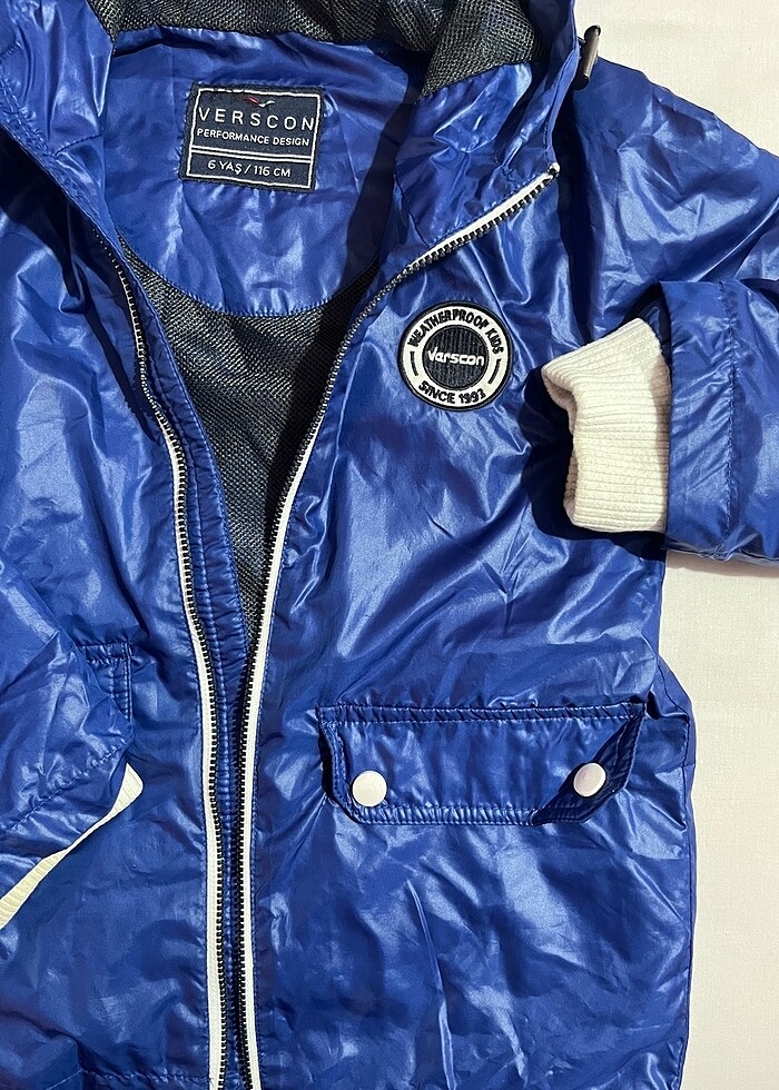 Verscon Çapa Lacivert Yağmurluk Unisex - Görsel 3