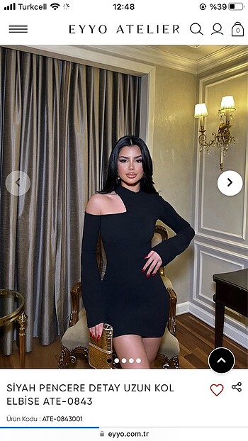 36 Beden Eyyo mini elbise