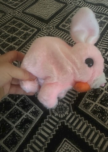Beden Pembe Peluş Tavşan Oyuncak