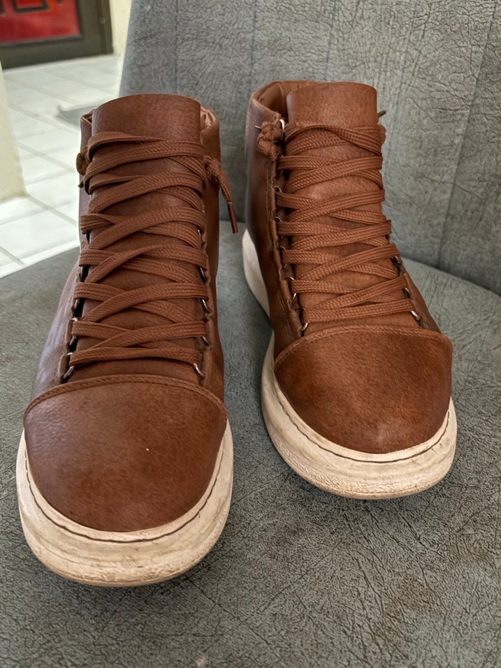 Kahverengi Süet Erkek Botları - Görsel 2