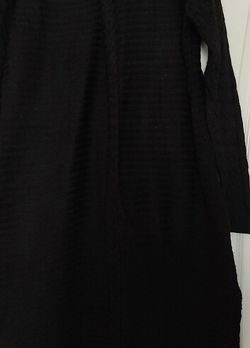 Siyah triko tunik 
